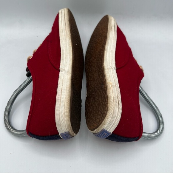 KEDS Womens Varsity Vintage Red Wool Sneakers Size 8 - Picture 5 of 7